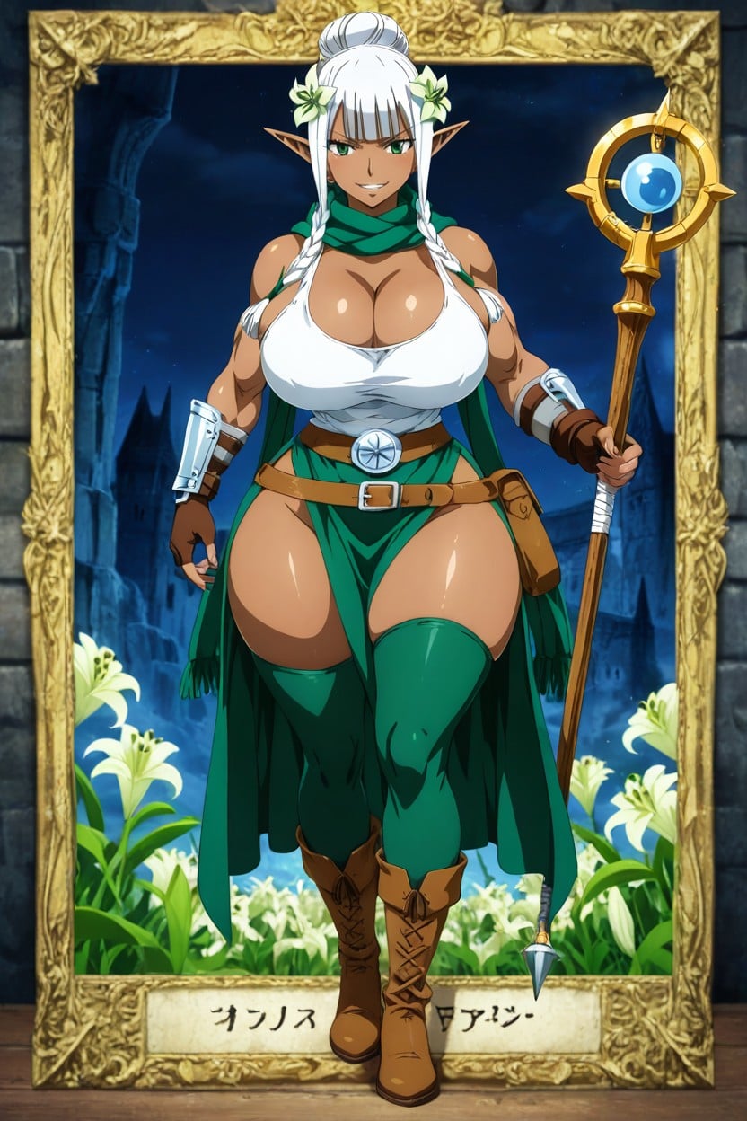 Large Ass, Wide And Thick Belt, Grinning Hentai AI Porn