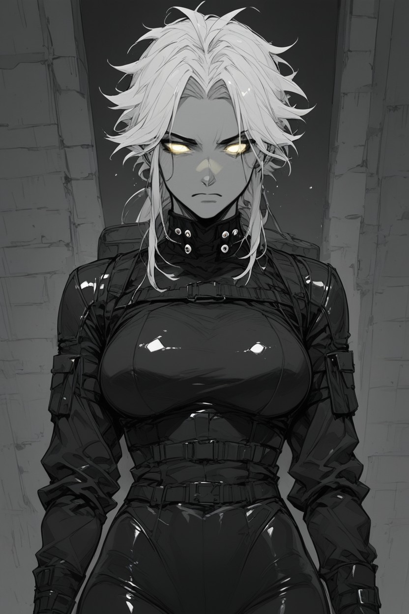18+, She Could See Only His White Shoulders, She Could Not And Yet Hentai AI Porn