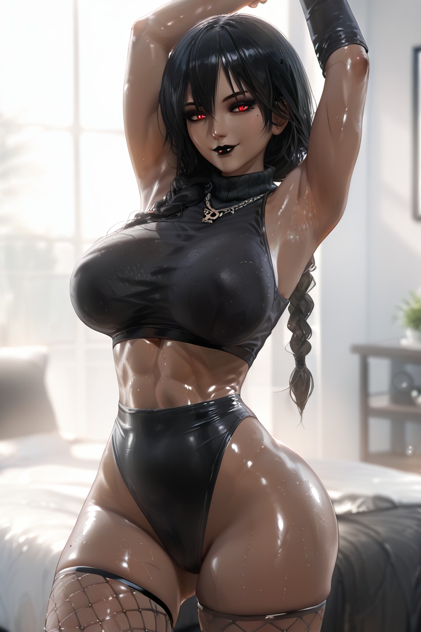 Smile Goth, Amazing Quality, Stretching Hentai AI Porn