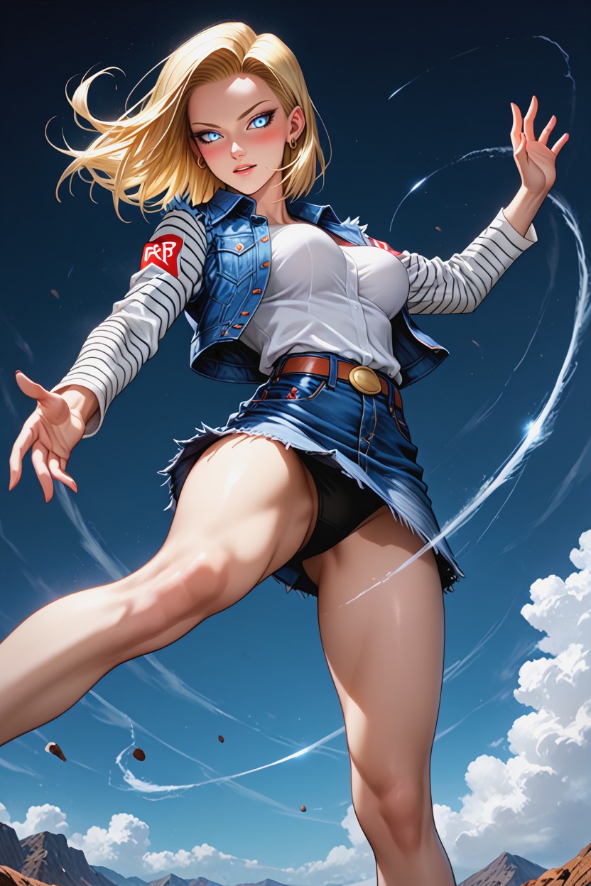 Sexy Legs, Arched Back, Reflective Shiny Skin Hentai AI Porn