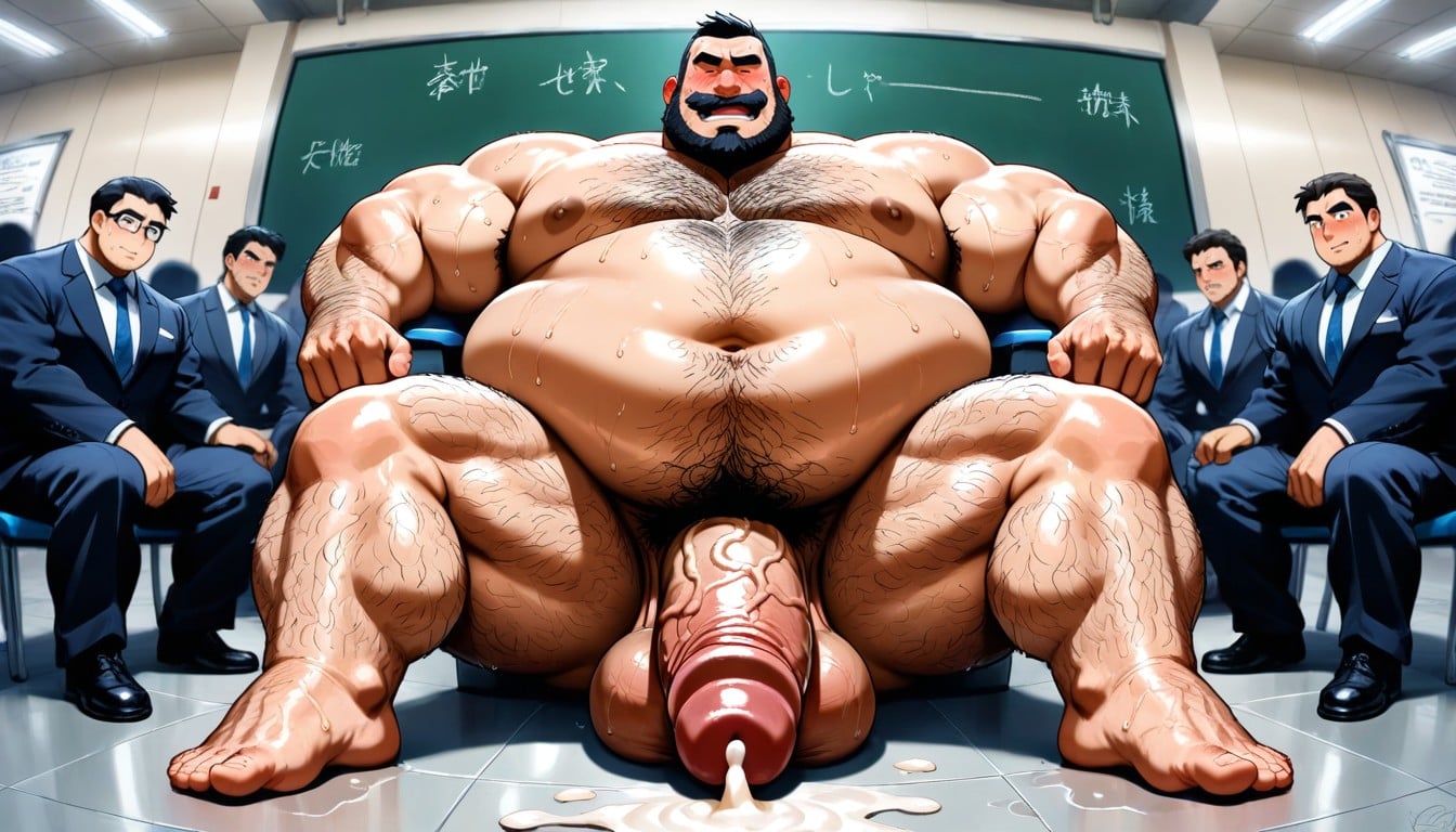 Beard, Orgasm Face, Naked AI Gay Porn