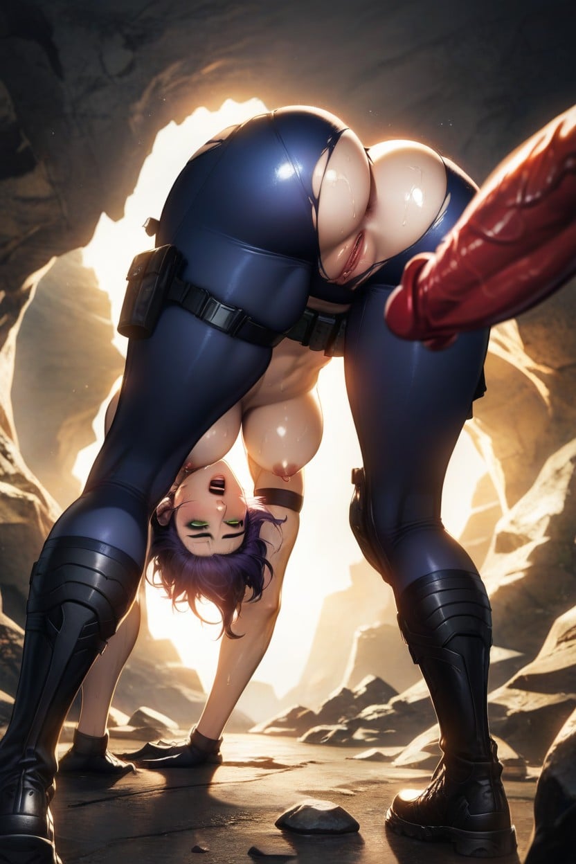 Perfect Eyes, Beautiful Green Eyes, Spreading Legs AI Porn