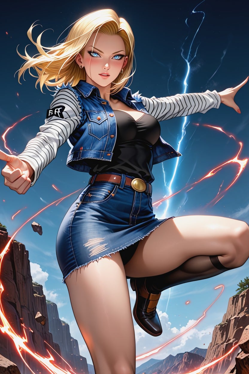 Skirt, Upper Sky Background, Stockings Hentai AI Porn