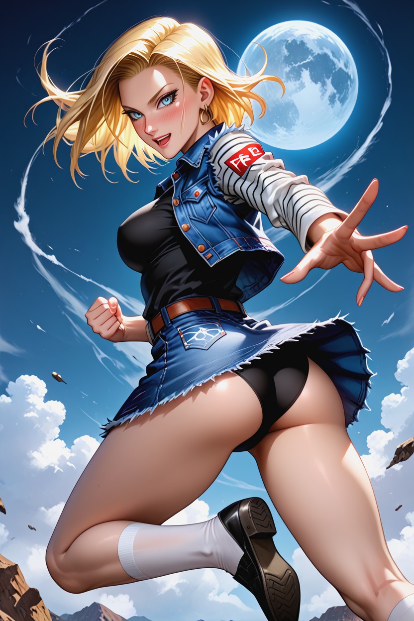 25+, Detailed Eyes, High Kick Hentai AI Porn