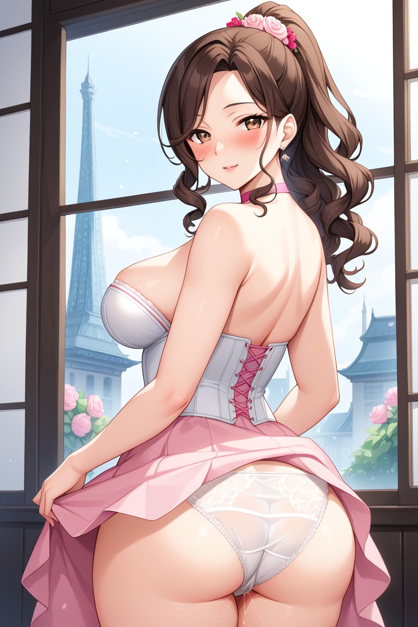 Pussy Juice, White Clouds, Full-face Blush Hentai AI Porn