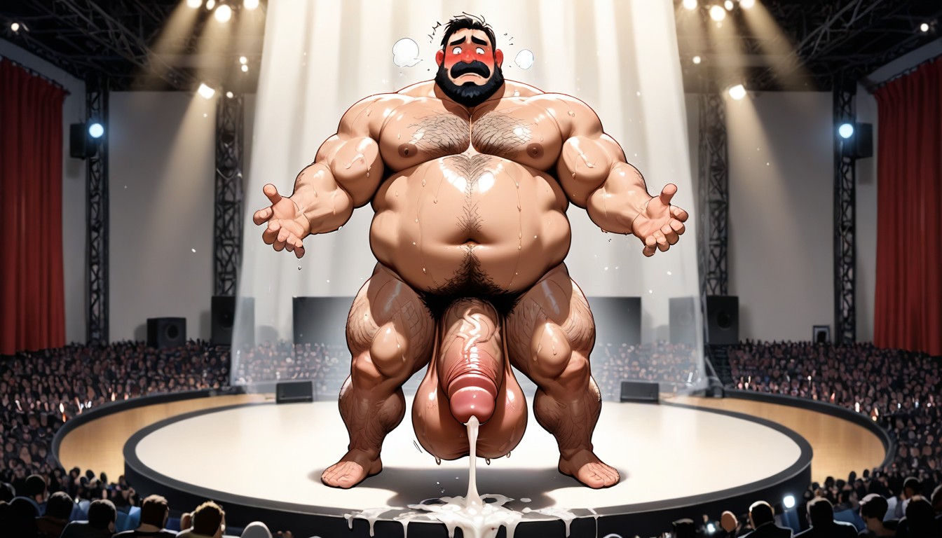 Pecs, Moustache, Fat AI Gay Porn