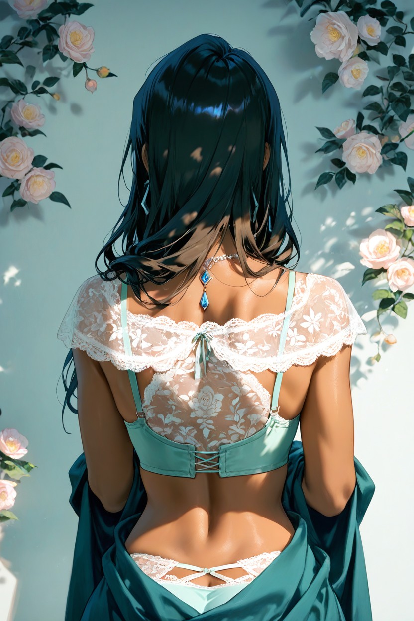Facing Away, Korra From Avatar, Showcases Graceful Curves Hentai AI Porn