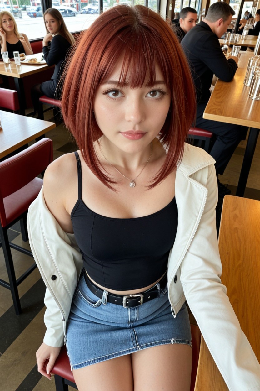 Top Down, Goth, Skirt AI Porn