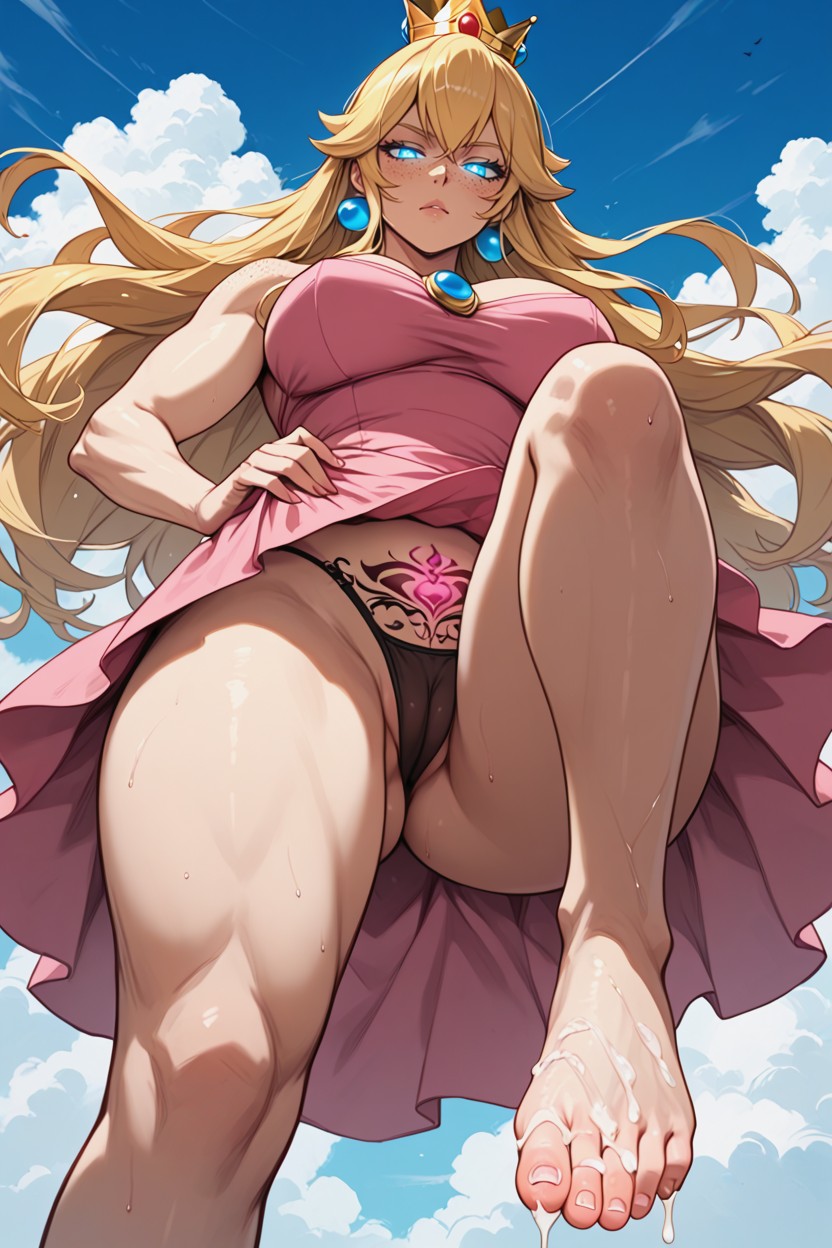 Clouds, Foot Focus, Bored Hentai AI Porn