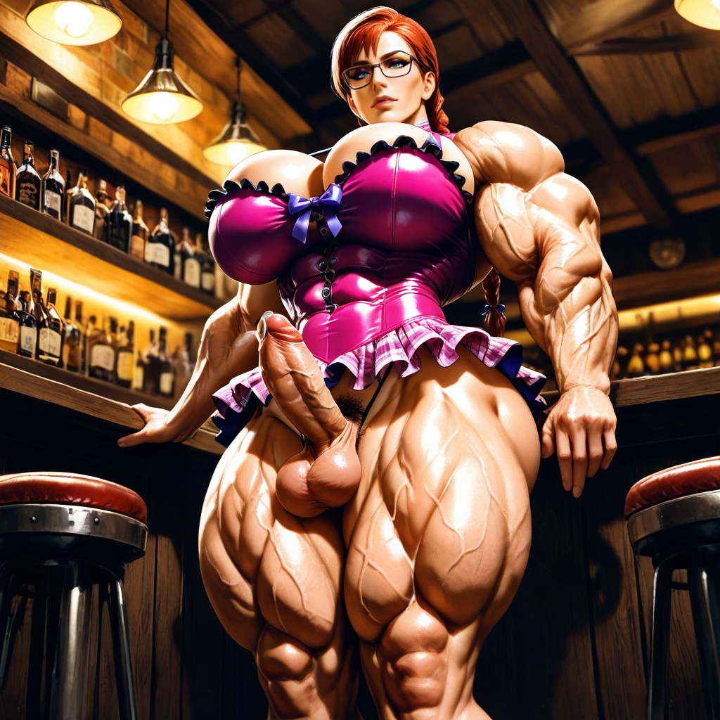 Foreskin, Massive Muscle Delts, Pubic Hair Hentai AI Porn