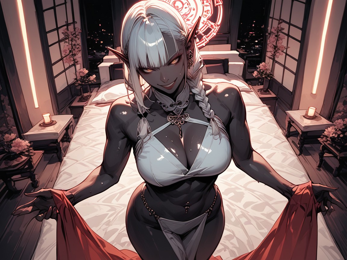 +, 1 Person, Neon Hentai AI Porn
