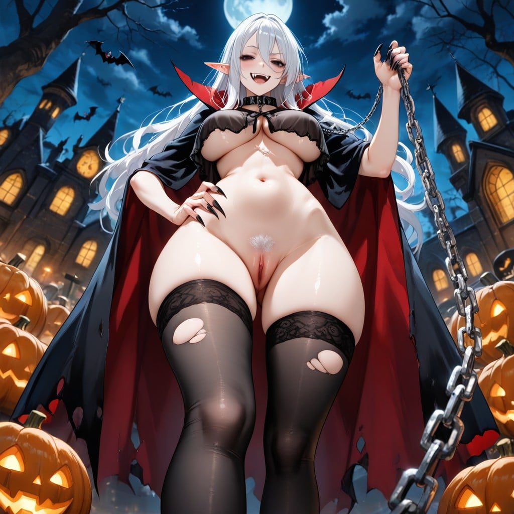 Pumpkin, Smug, Fisheye View Hentai AI Porn