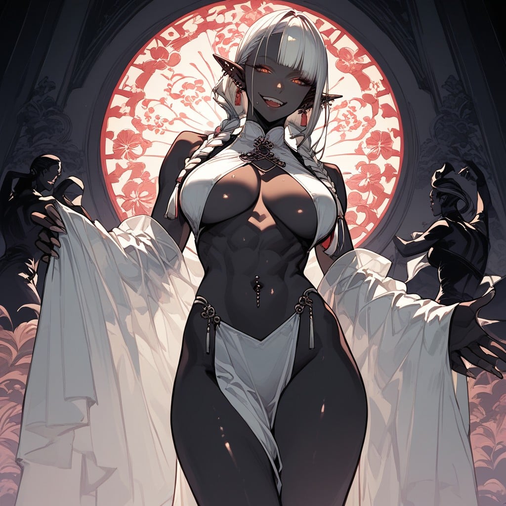 +, 1 Person, Ashen Skin Hentai AI Porn