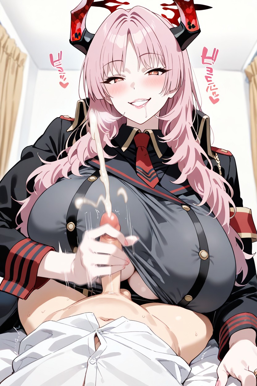 Under Boob, Rounded Breasts, Front View Hentai AI Porn