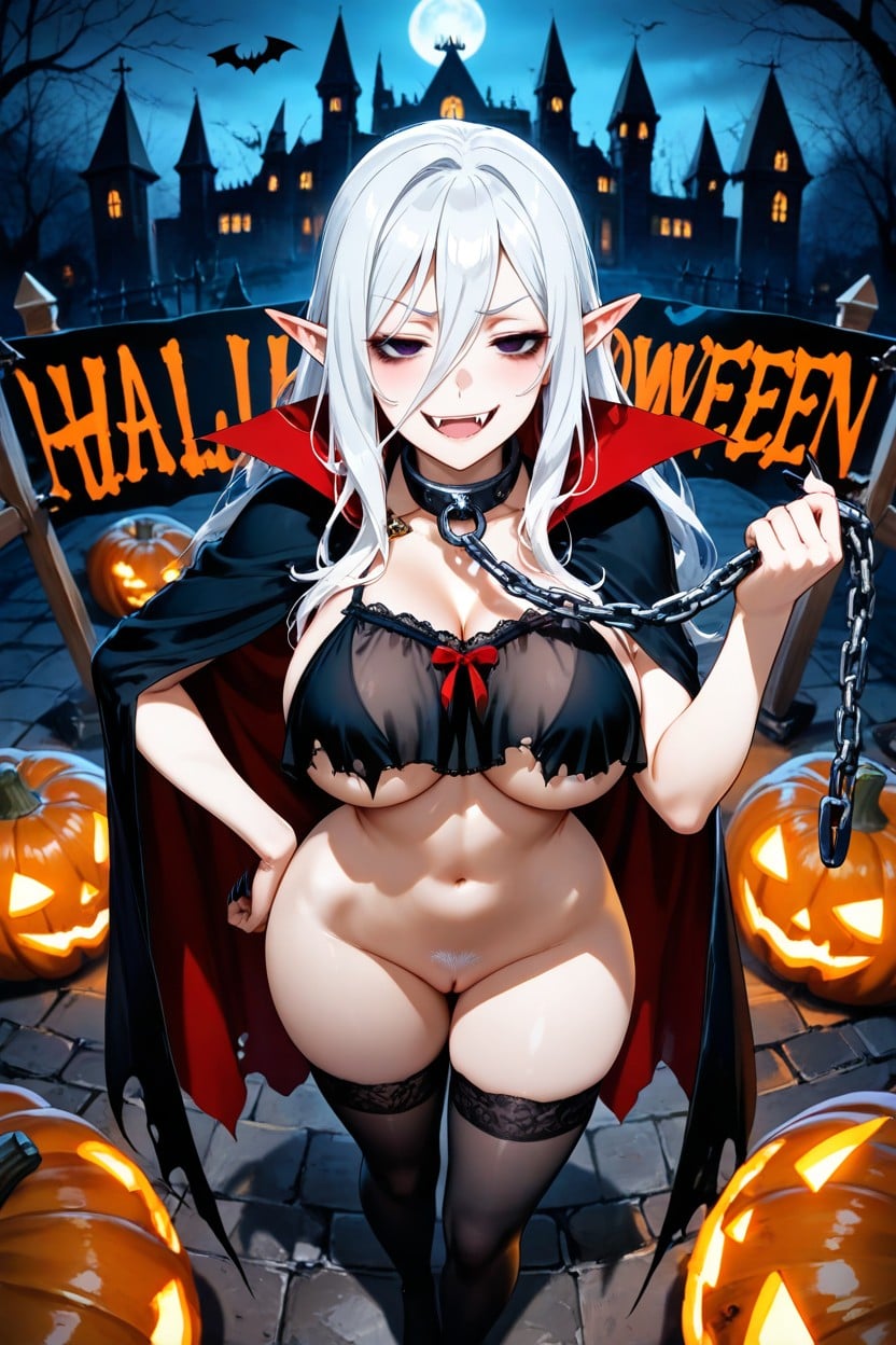 Glowing, Night, Halloween Hentai AI Porn