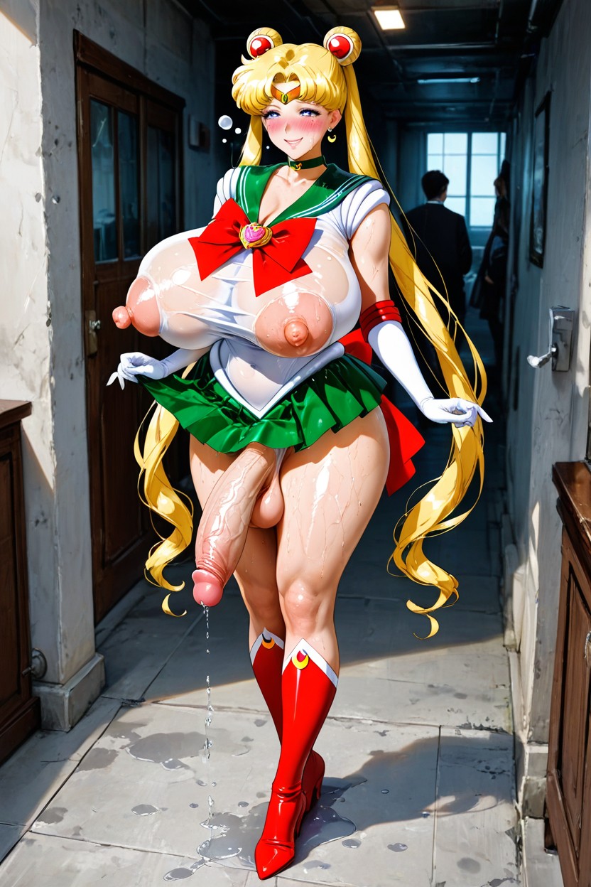 Thick Nipples, Full Body, Colossal Breast Expansion Hentai AI Porn