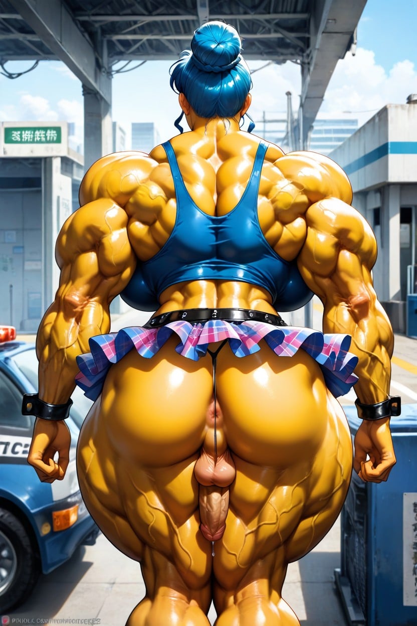 Rear View, Tank Top, Ft Tall Hentai AI Porn