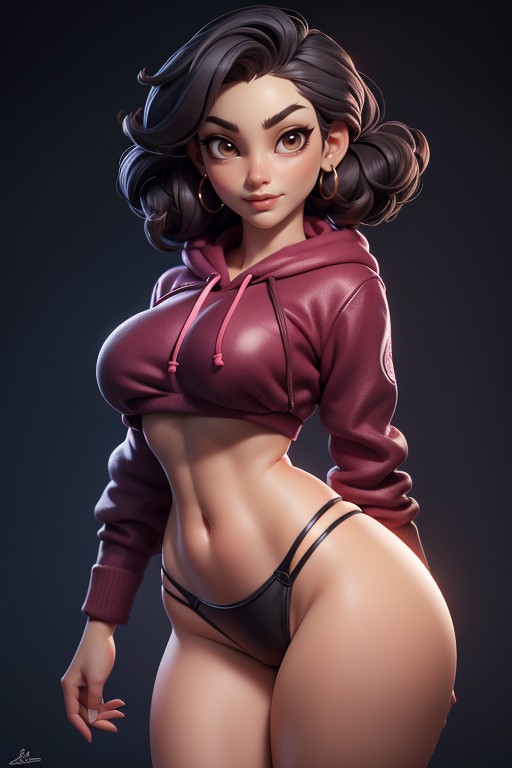Cornrow Braids, Tan Skin, Short Length Hentai AI Porn