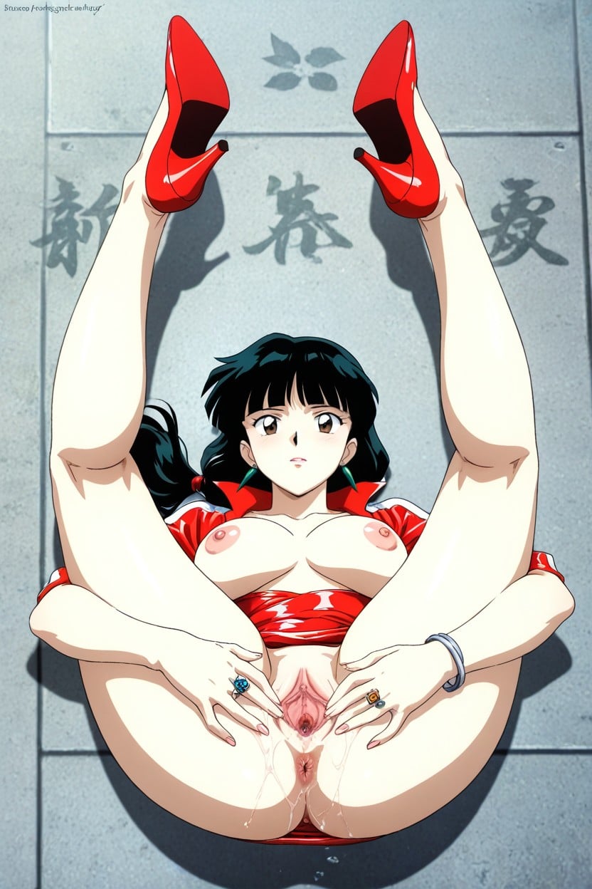 Legs Up, Pussy Juice, Cel Shading Hentai AI Porn
