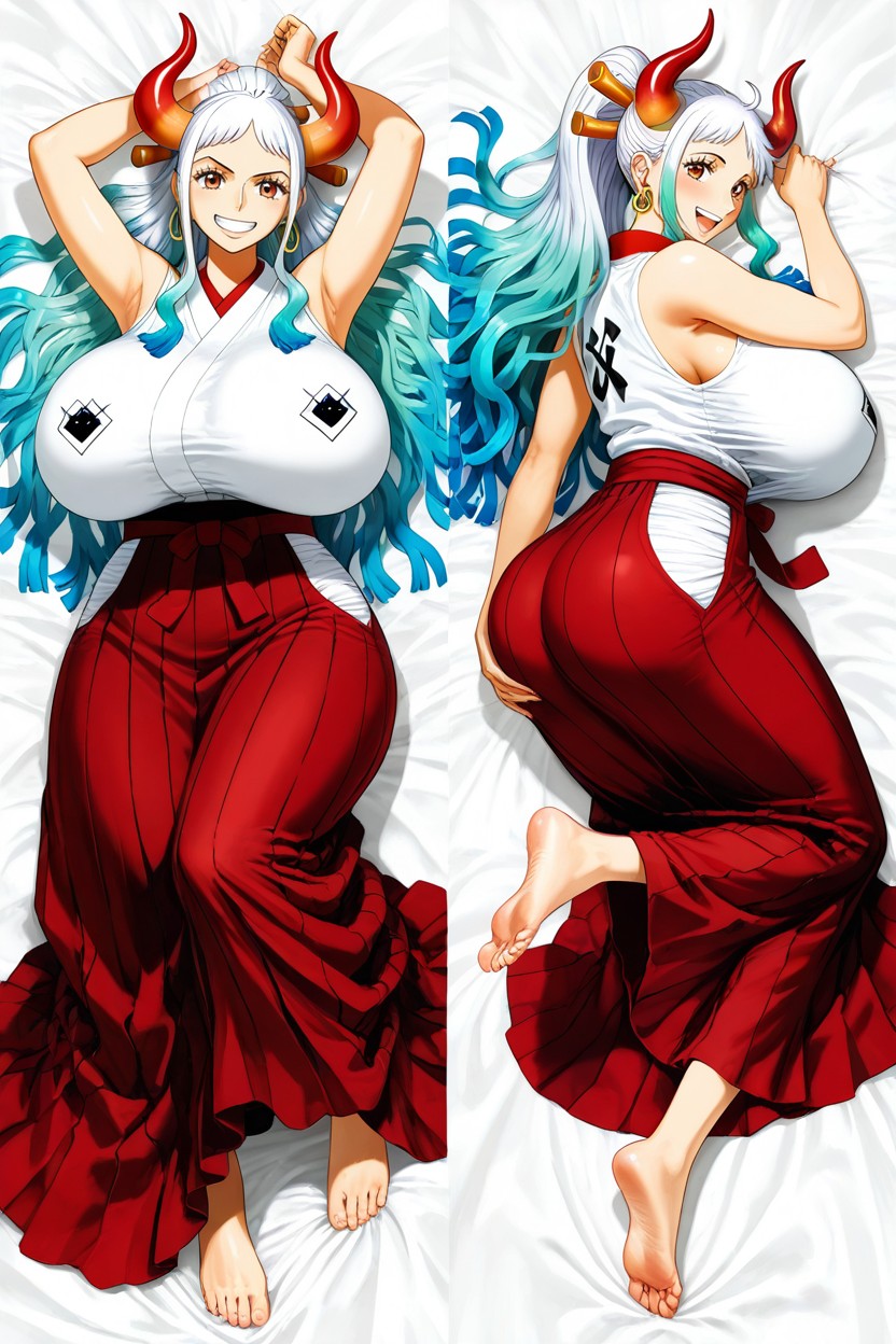 Dakimakura Stile, Long Perfect Toes, One Leg Up AI Porn
