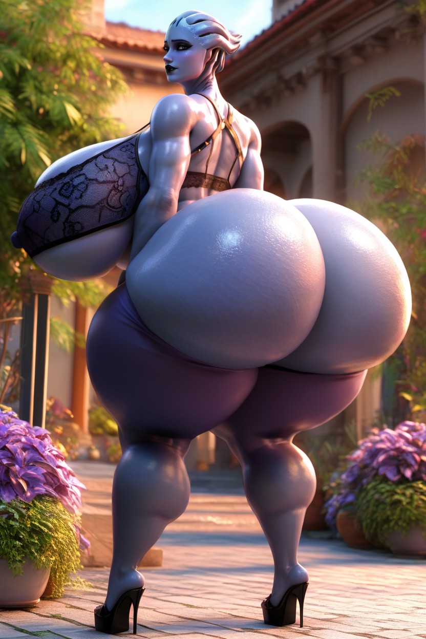 Evil, Oversized Colossal Ass, Bending Over AI Porn