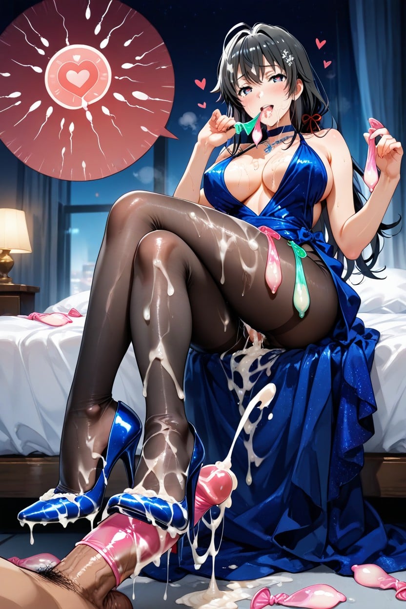 Heart Eyes, 25+, Sitting Hentai AI Porn