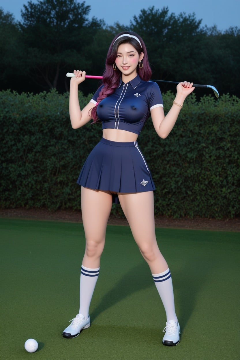 Bracelets, 貼身衣服, Golf Uniform AI國產黃片
