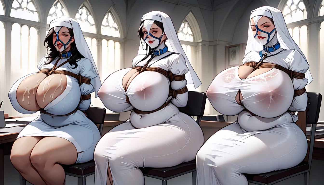 Thick, Wide Open Eyes, Extremely Large Ass AI Porn