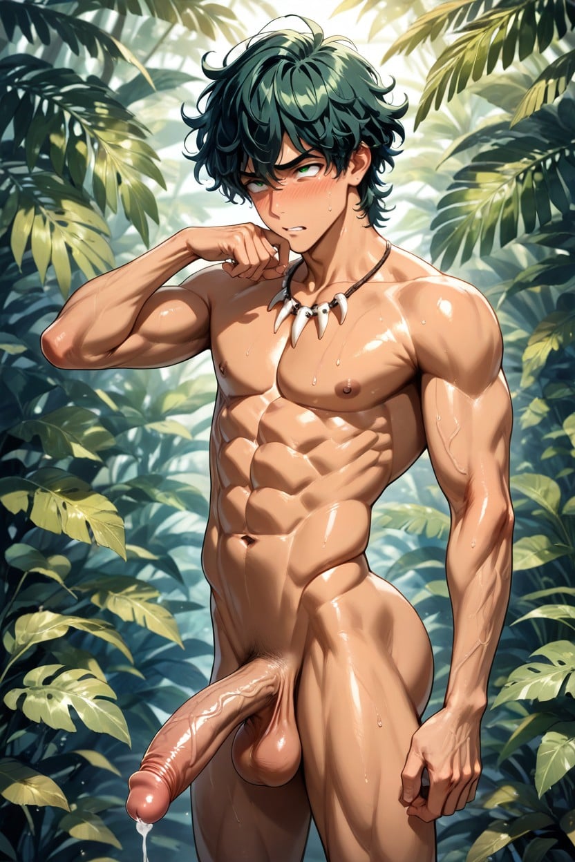 20+, Rolling Eyes, Large AI Gay Porn