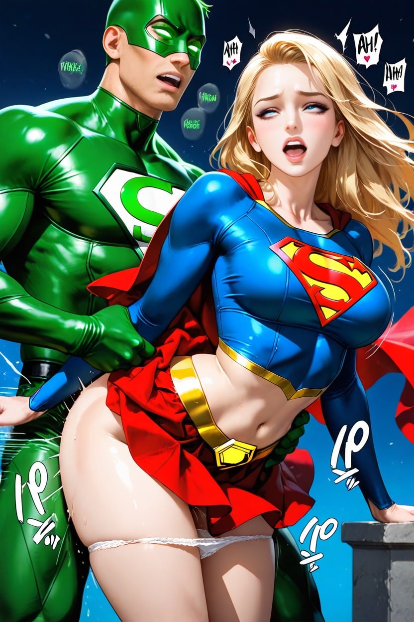 Green Lantern, 25+, Supergirl Is Rolling Her Eyes AI Porn