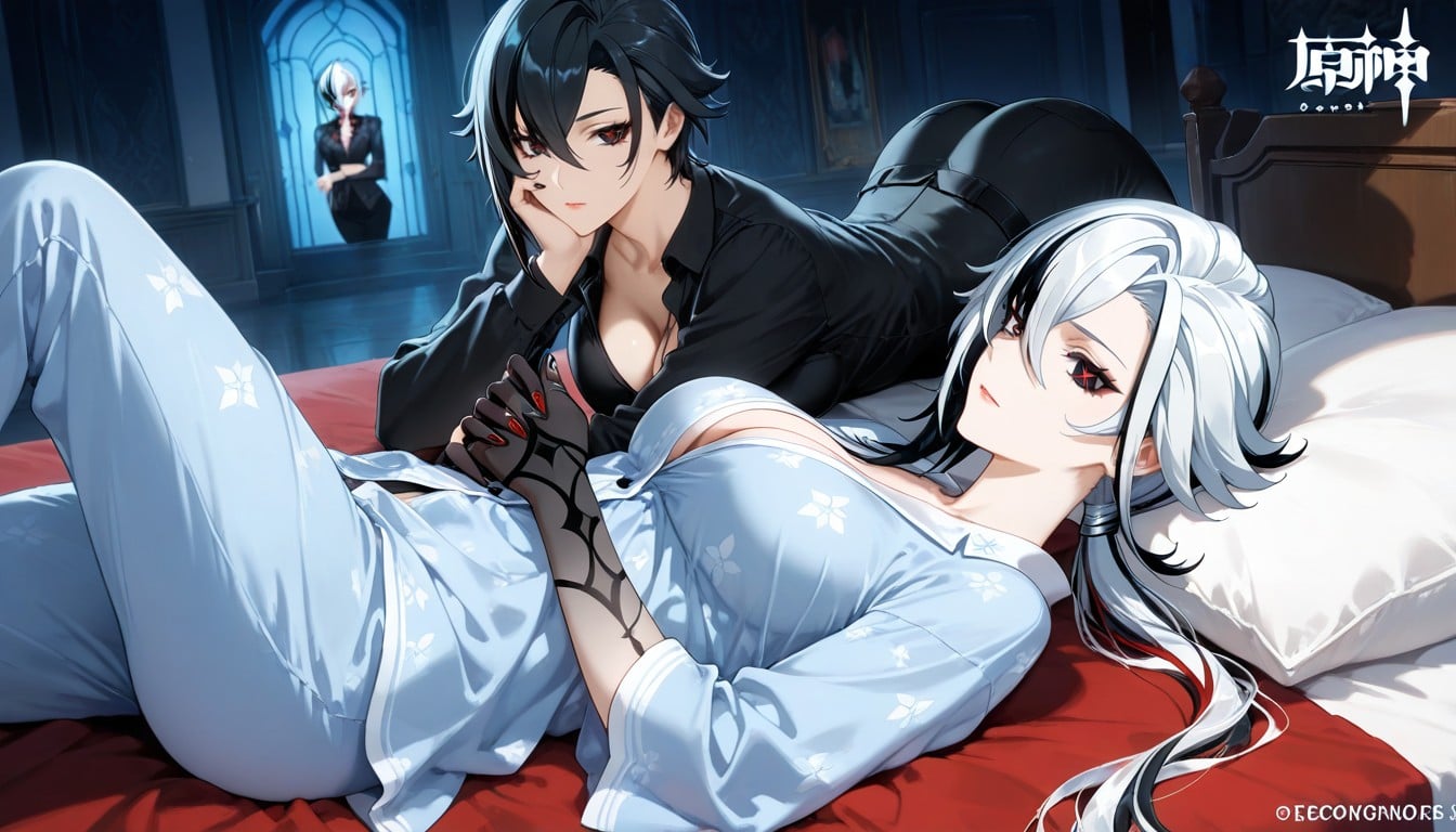 Touching Face, 25+, Short Length Hentai AI Porn