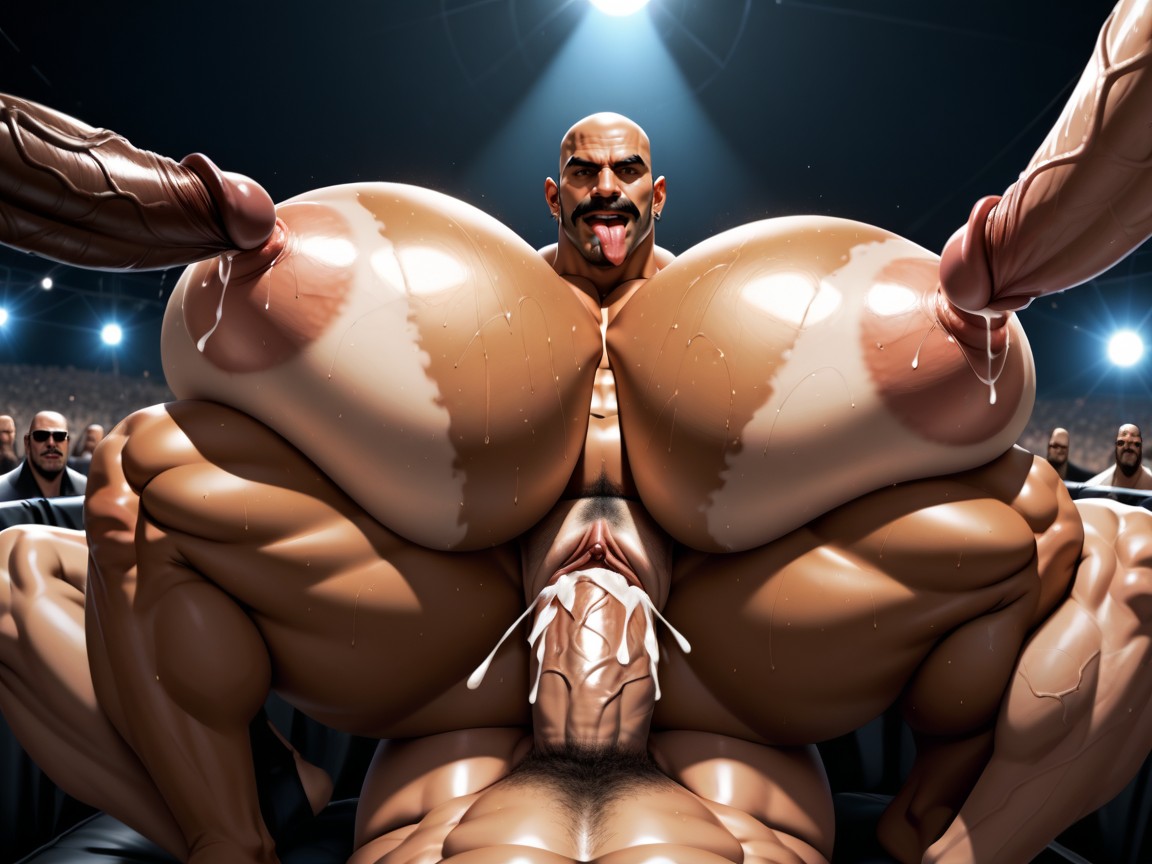 Double Penetration, Oral Double Penetration, Mouth Agape AI Porn
