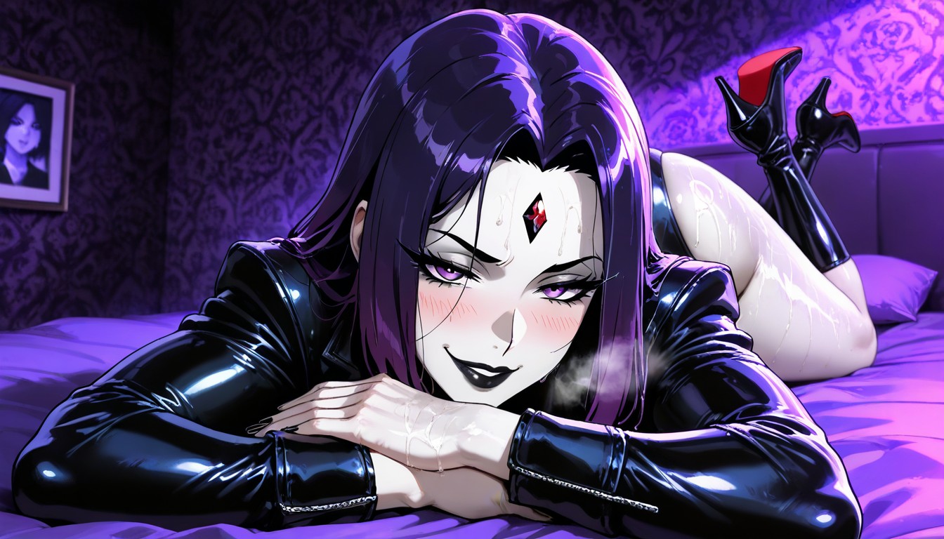 Sleepy Eyes, Half Closed Eyes, Raven From Titans Hentai AI Porn