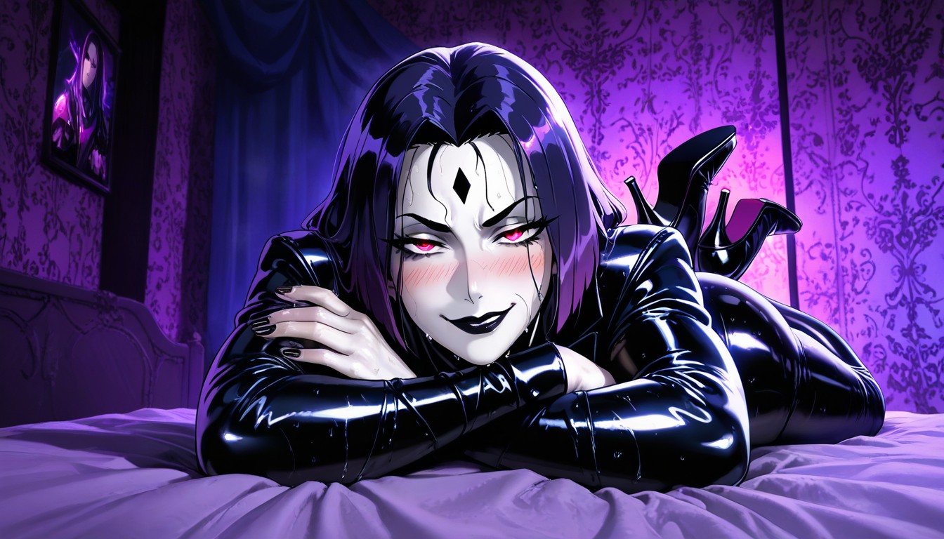Legs Crossed, Sleepy Eyes, Woman Hentai AI Porn