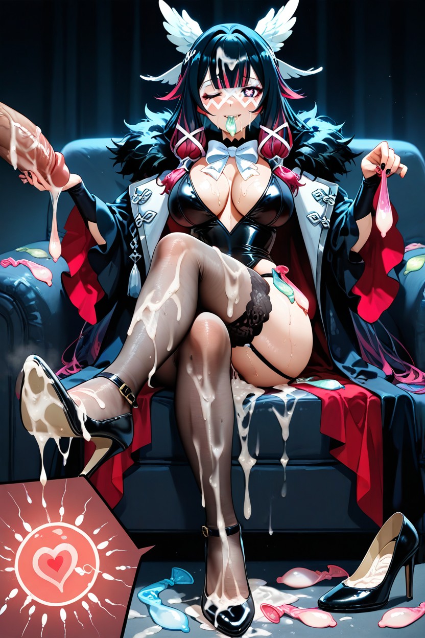 Cum Dump, Cum On Feet, Legs Crossed Hentai AI Porn