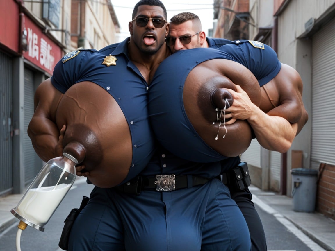 18+, Intensely Suckling Boobs, African AI Gay Porn