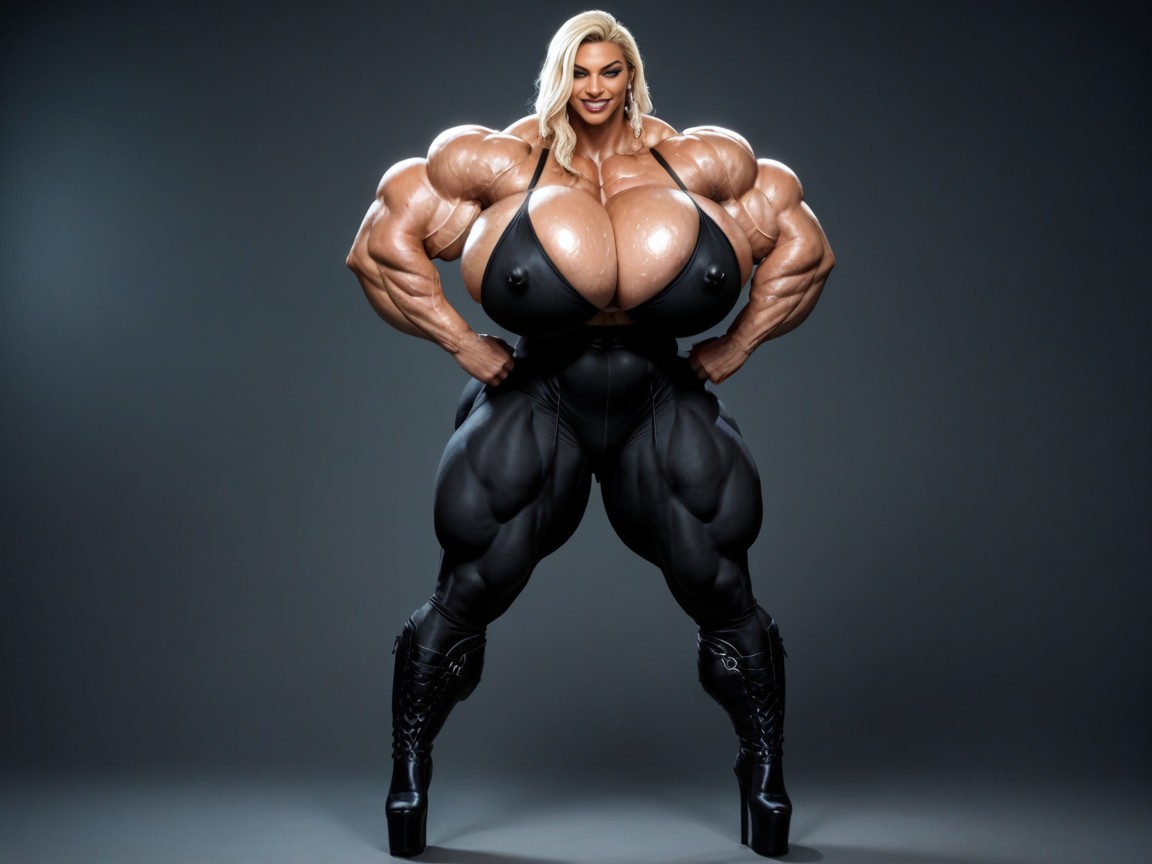 Thicc Thighs, Armpint Hairs, Gluteal Sulcus AI Porn