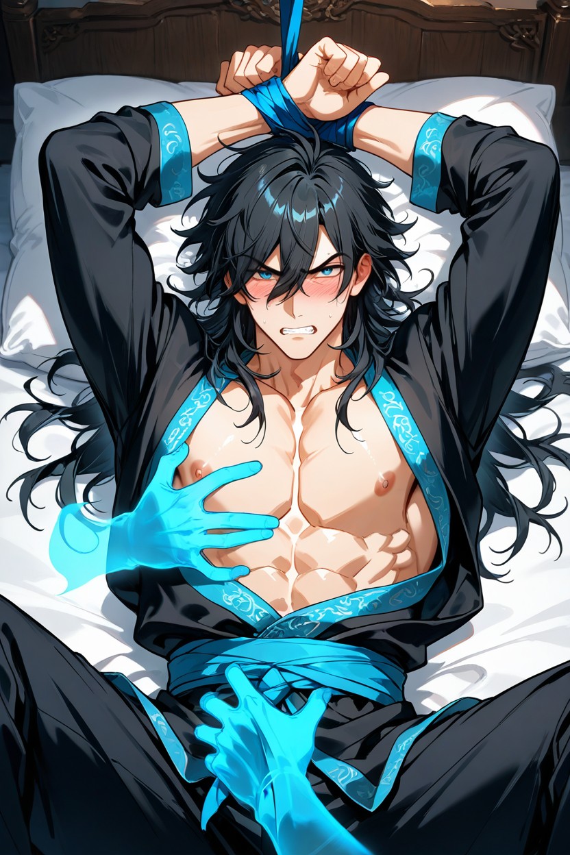 Groping, Medieval, He Have Fit Body AI Gay Porn