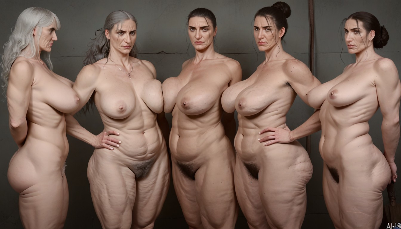 Hag, Ssbbw, Standing MILF AI Porn
