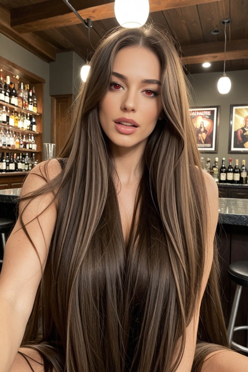 Absurdly Long Hair, Long Hair, Full Body Shot Porno IA