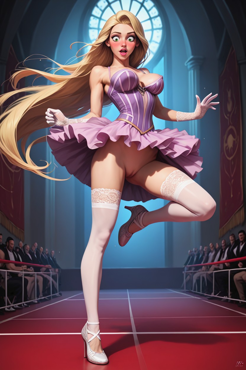 Lip Liner, Sport, Rapunzel Hentai AI Porn