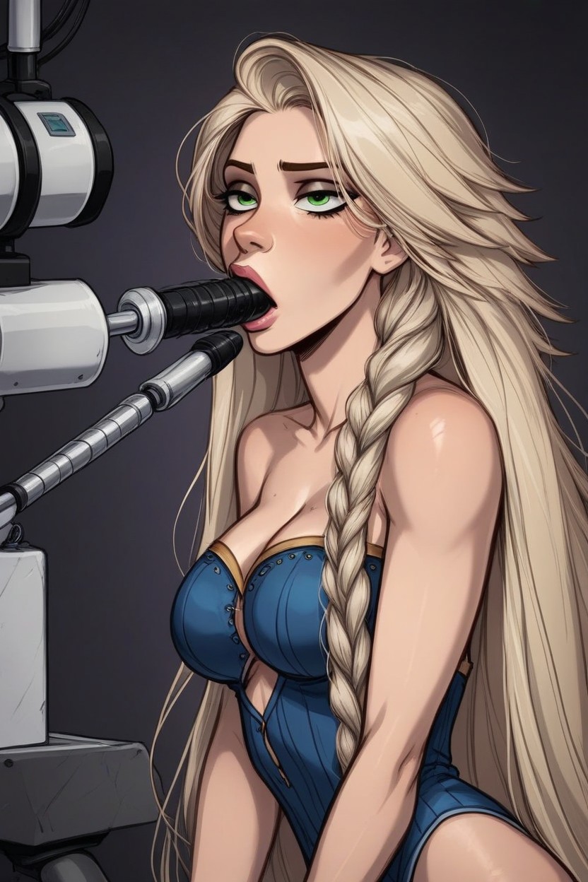 High Resolution, Detailed Facial Features, Tangled AI Porn