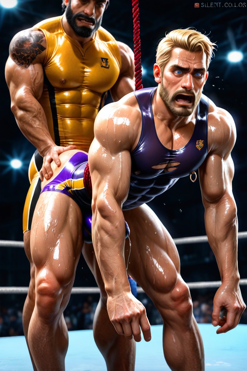Ultra Realistic Photograph, Men Only, Bent Over AI Gay Porn