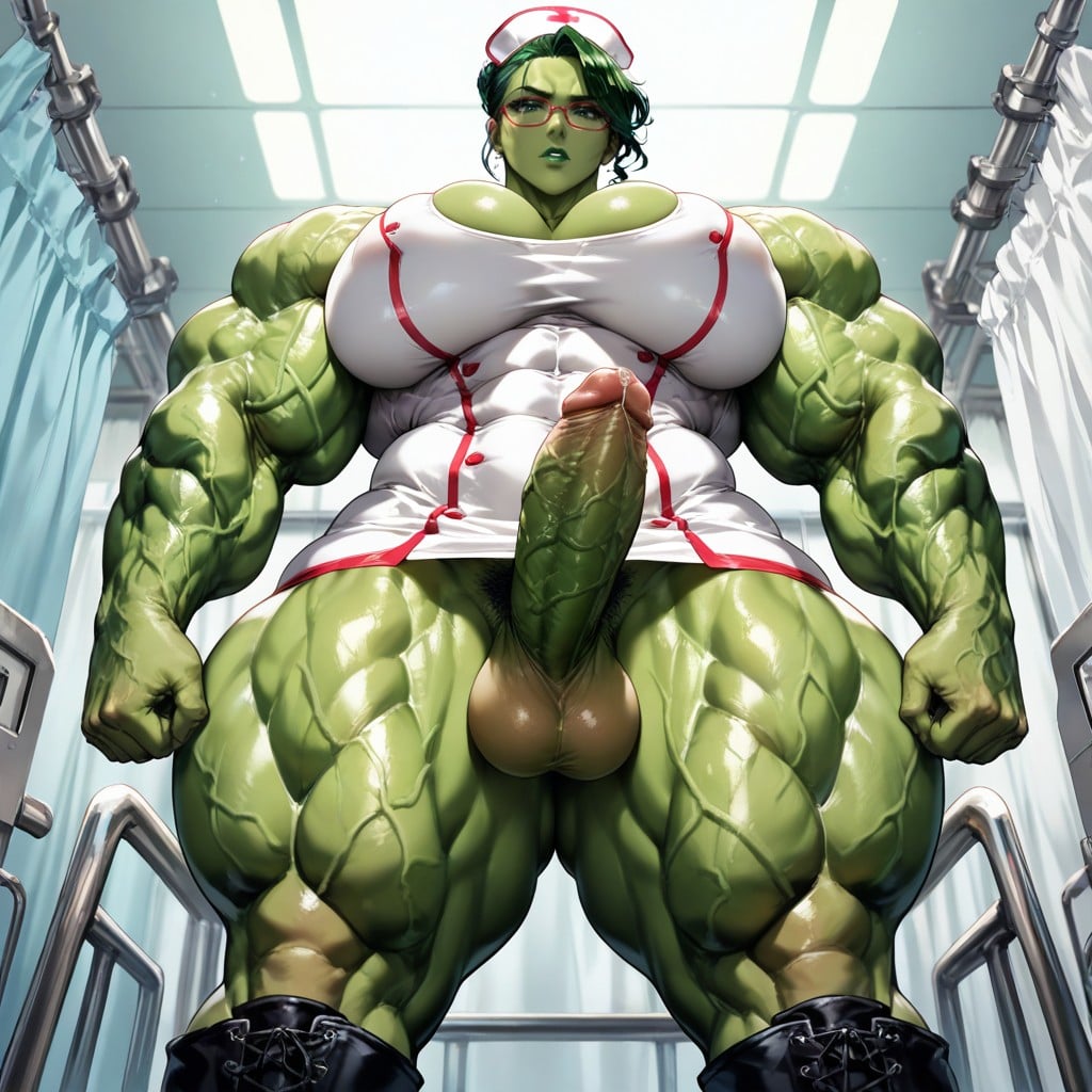 Precum, Muscle Shoulders, Nurse Hentai AI Porn