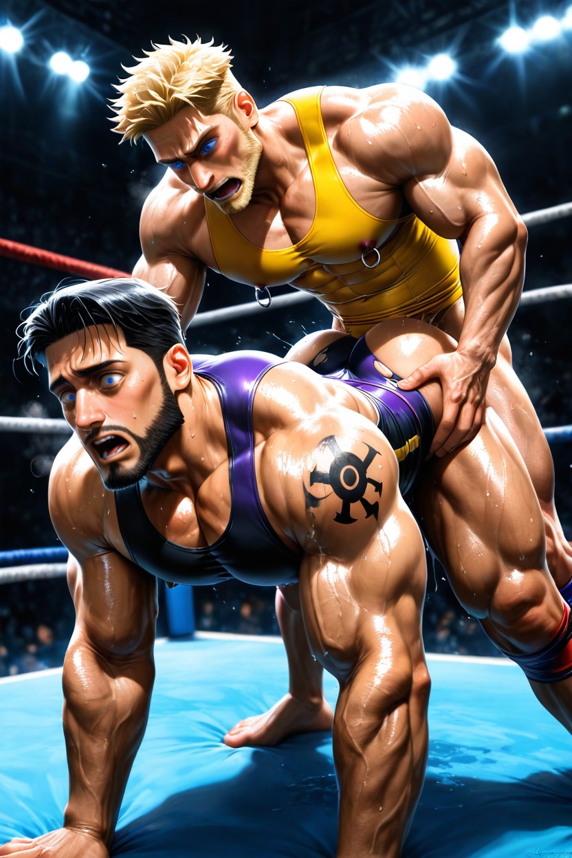 Jujutsu Kaisen, Male Bodies Only, Nipple Rings AI Gay Porn