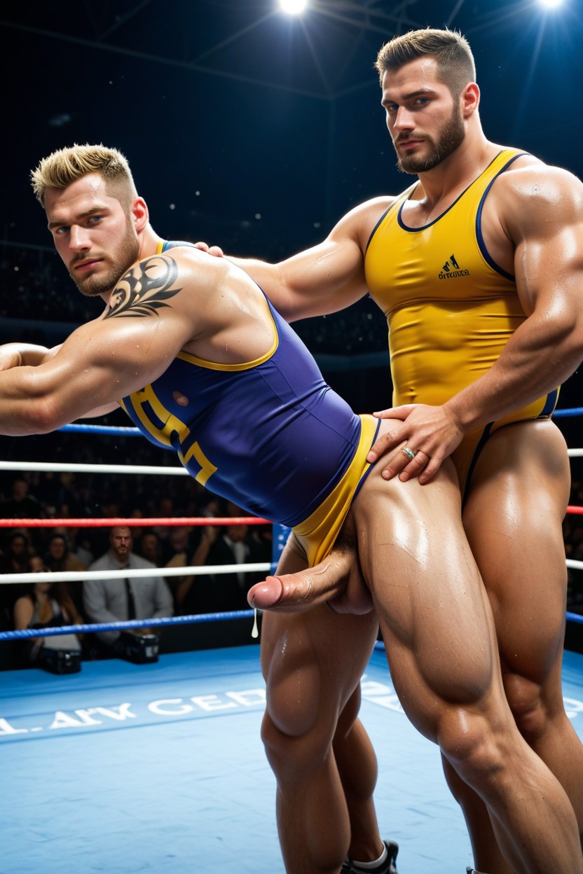 Cum, 18+, Wrestling AI Gay Porn