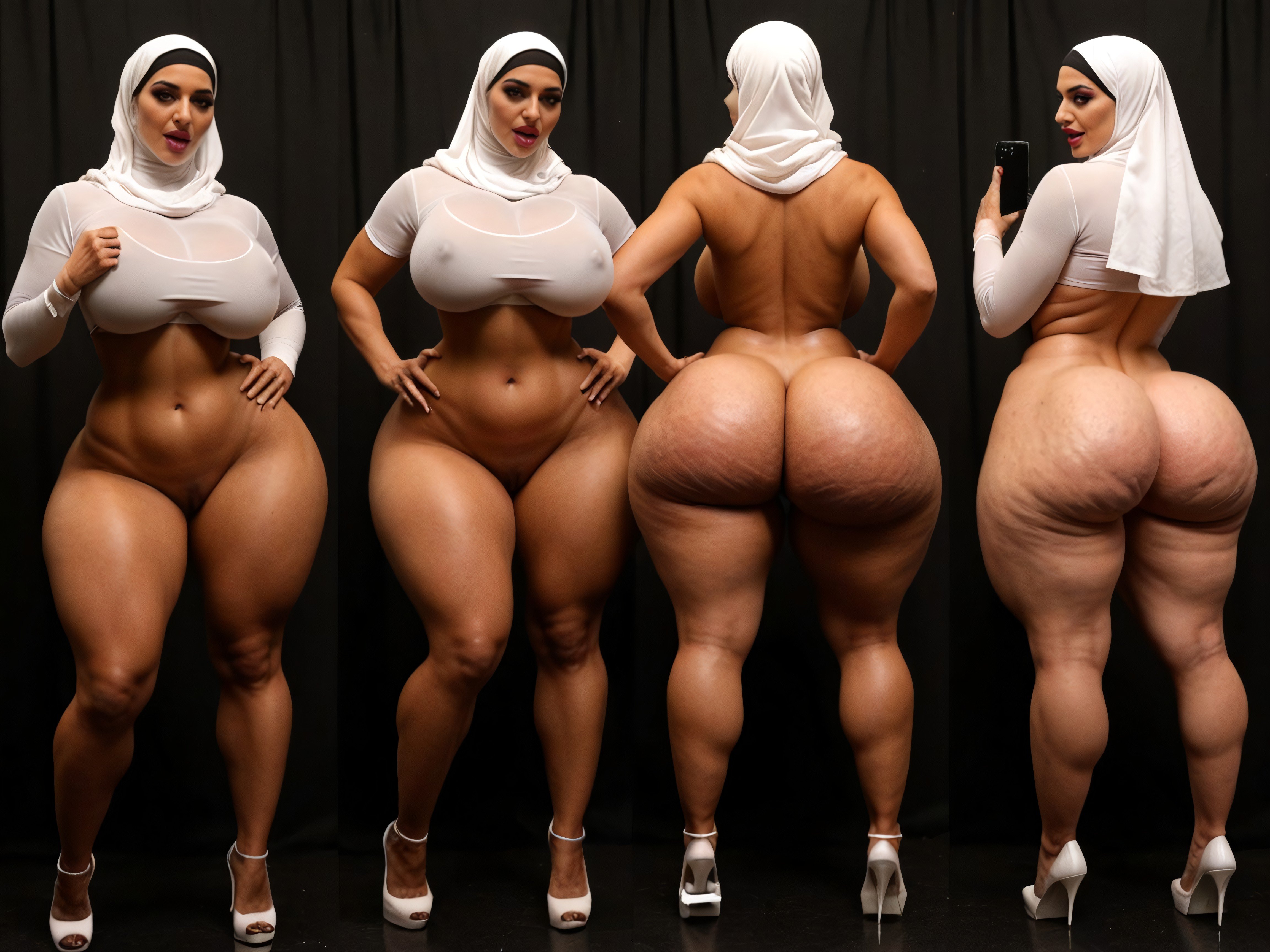Arched Back, Phat Legs, Cleft Ass Cheeks Porno IA