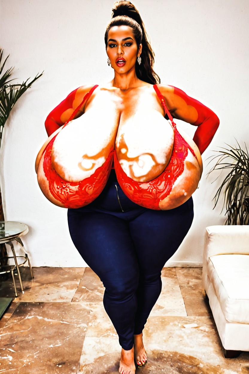Cleavage, 30+, Gigantic Sagging Breasts AI Porn
