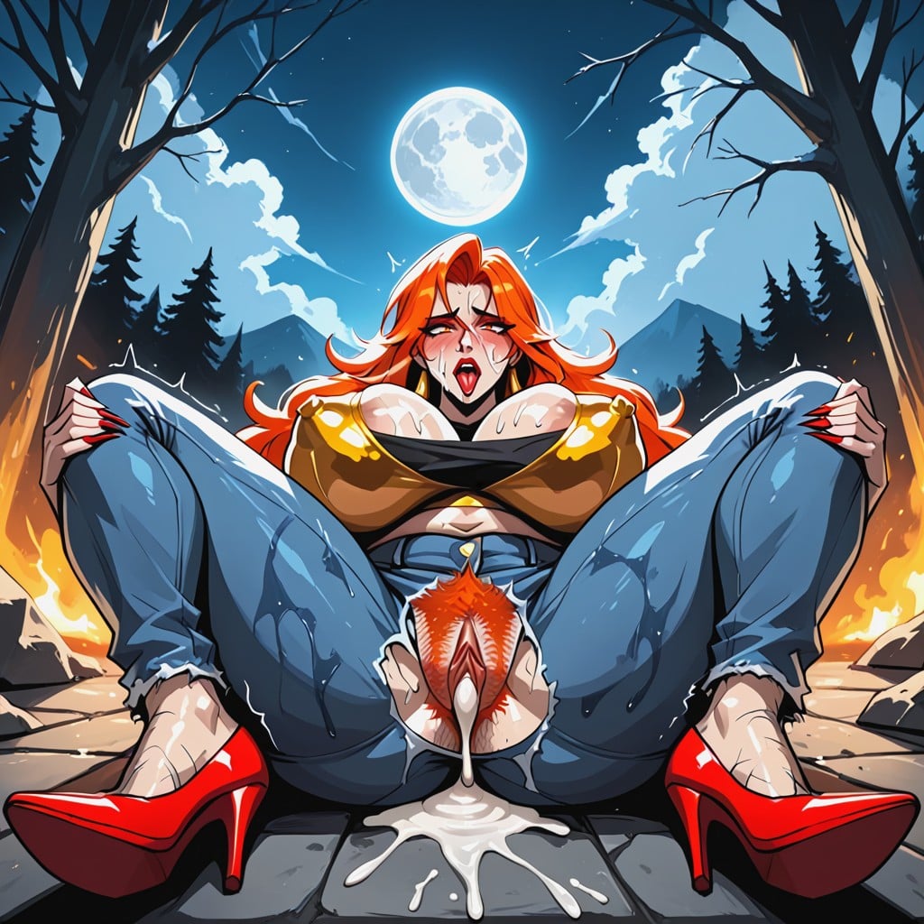 Going Crazy For Her Transformation, Big Furry Claws In Her Feets, Hairy Human Face AI Porn