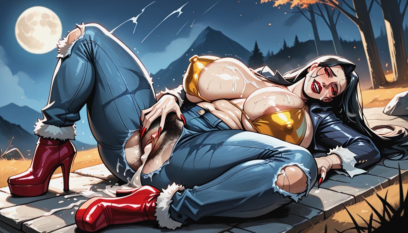 Juicy, Going Crazy For Her Transformation, Hairy Furry Breasts AI Porn